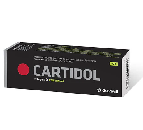 <b>Cartidol 100 mg/g</b><br>gél